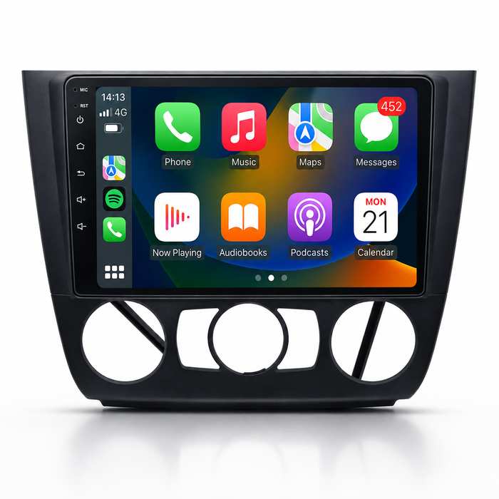 BMW 1 Series E81 E82 E87 E88 Android 15 Apple CarPlay & Android Auto Head Unit (2004-2012)