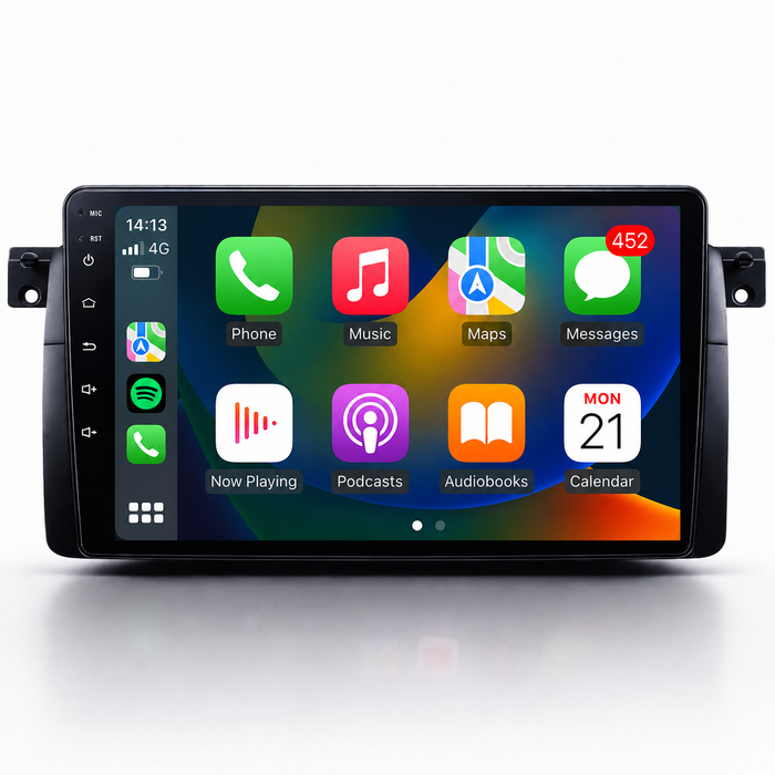 BMW 3 Series E46 Android 15 Apple CarPlay Android Auto Head Unit