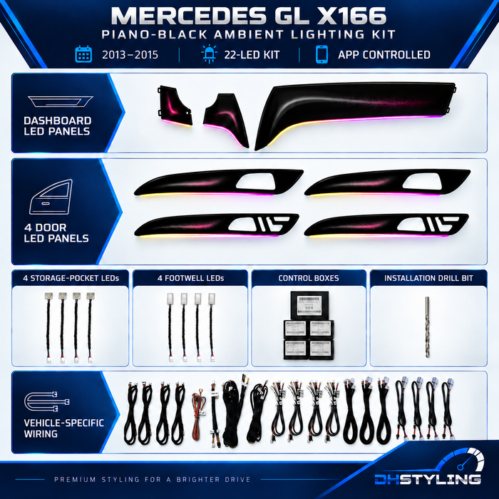 Mercedes GL Ambient Lighting Kit (2013–2015)