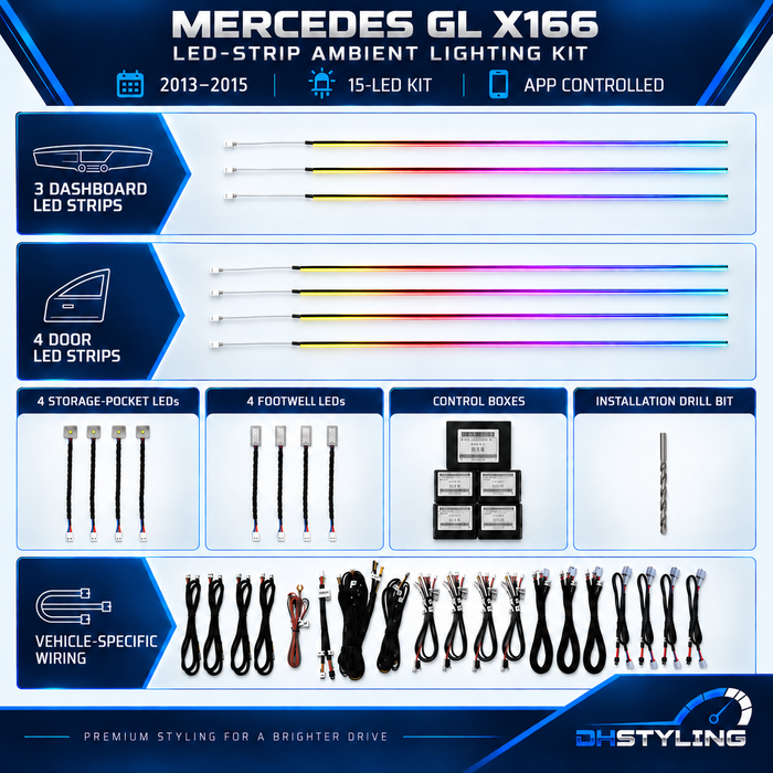 Mercedes GL Ambient Lighting Kit (2013–2015)