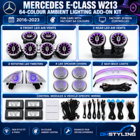 Mercedes E-Class W213 car-controlled ambient lighting kit for 2016–2020 models

