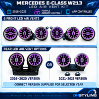 Mercedes E-Class W213 facelift car-controlled ambient lighting kit for 2021–2023 models
