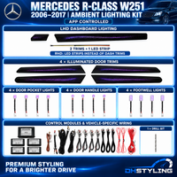 Mercedes-Benz R-Class W251 Ambient Lighting Kit (2006–2017)