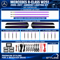 Mercedes-Benz R-Class W251 Ambient Lighting Kit (2006–2017)
