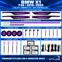 BMW X1 F48 Galaxy Ambient Lighting Kit (2016–2022)
