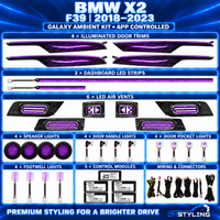 BMW X2 F39 Galaxy Ambient Lighting Kit (2018–2023)