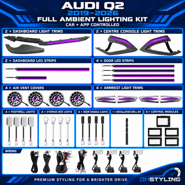 Audi Q2 Ambient Lighting Kit 2019–2026
