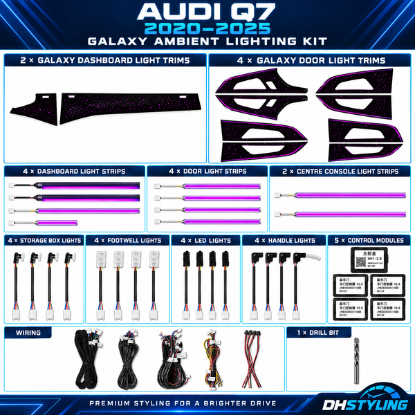 Audi Q7 Ambient Lighting Kit – 2020–2025