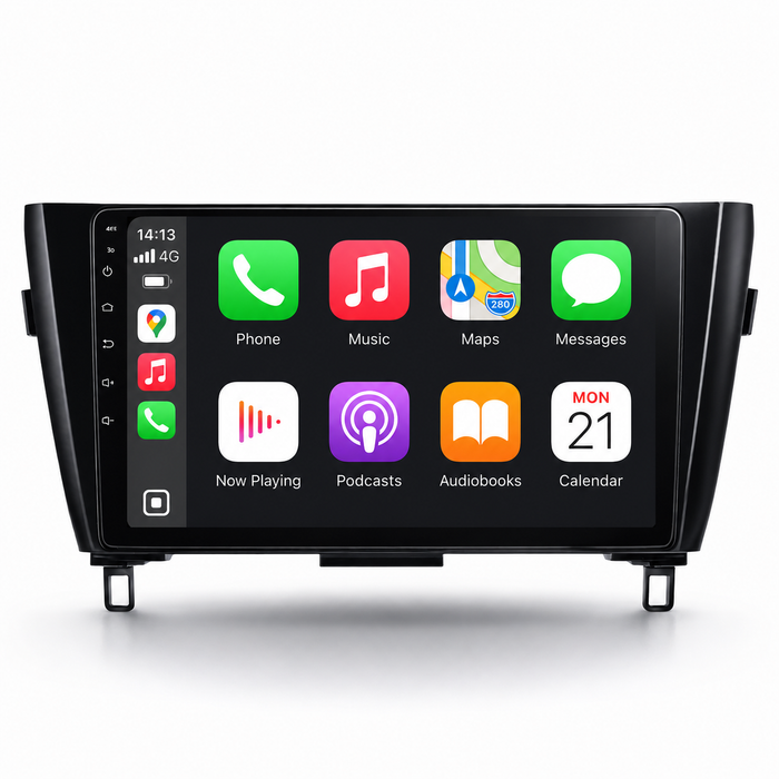 Nissan Qashqai J11 and X-Trail T32 2013–2021 Android 15 stereo with Wireless Apple CarPlay and Android Auto
