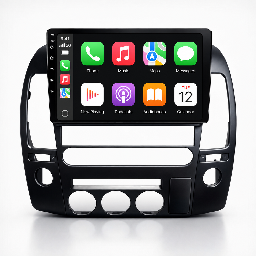 Nissan Navara 2006–2014 Android 15 touchscreen car stereo with Wireless Apple CarPlay and Android Auto
