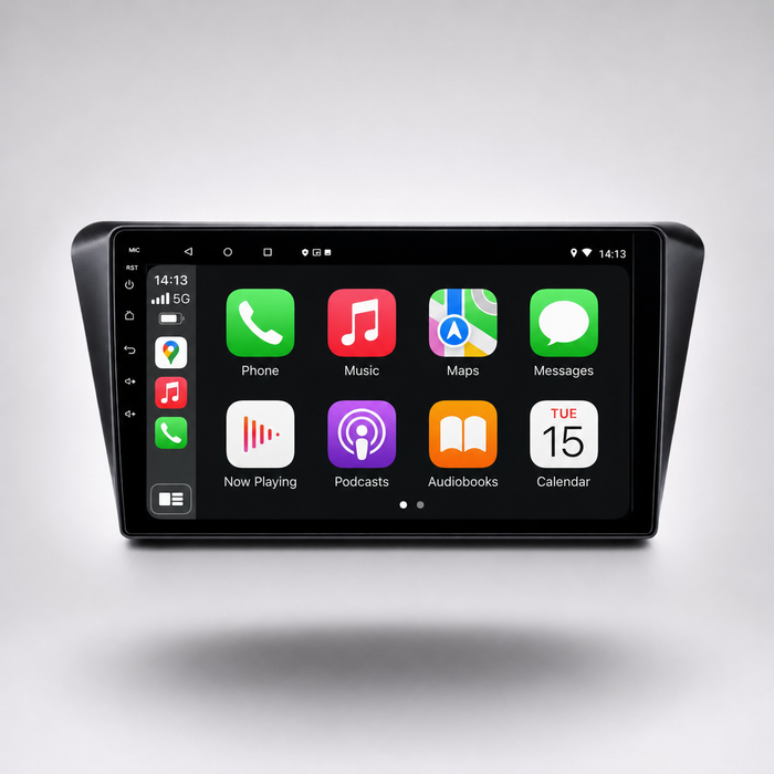 Peugeot 408 2014–2019 Android 15 touchscreen car stereo with Wireless Apple CarPlay and Android Auto
