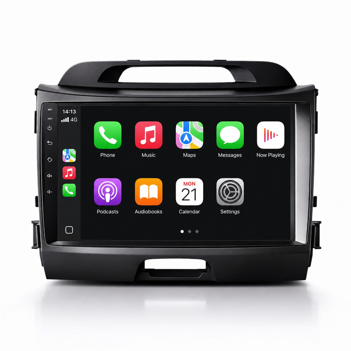 Kia Sportage 2010–2016 Android 15 touchscreen car stereo with Wireless Apple CarPlay and Android Auto

