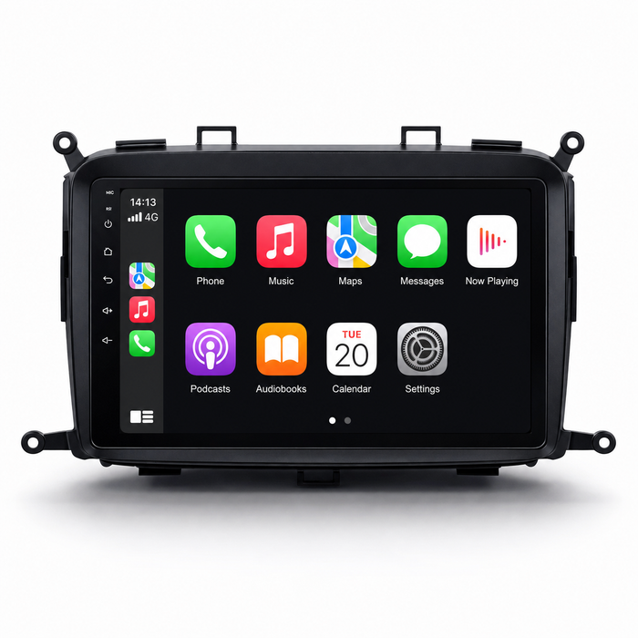 Kia Carens 2013–2018 Android 15 touchscreen car stereo with Wireless Apple CarPlay and Android Auto

