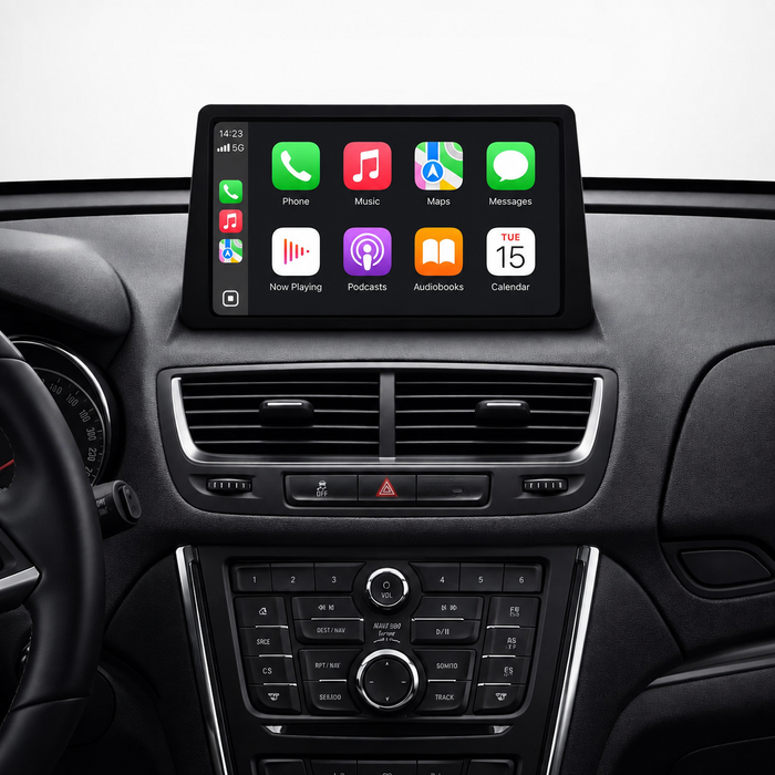 Vauxhall Mokka 2012–2016 Android 15 touchscreen car stereo with Wireless Apple CarPlay and Android Auto
