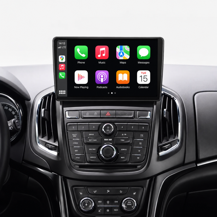 Vauxhall Zafira Tourer C 2011–2016 Android 15 touchscreen stereo with Wireless Apple CarPlay and Android Auto
