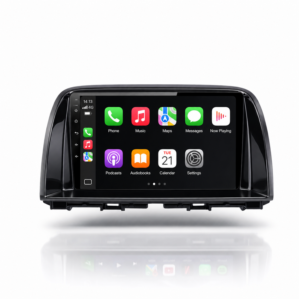Mazda CX-5 2012–2017 Android 15 touchscreen car stereo with Wireless Apple CarPlay and Android Auto
