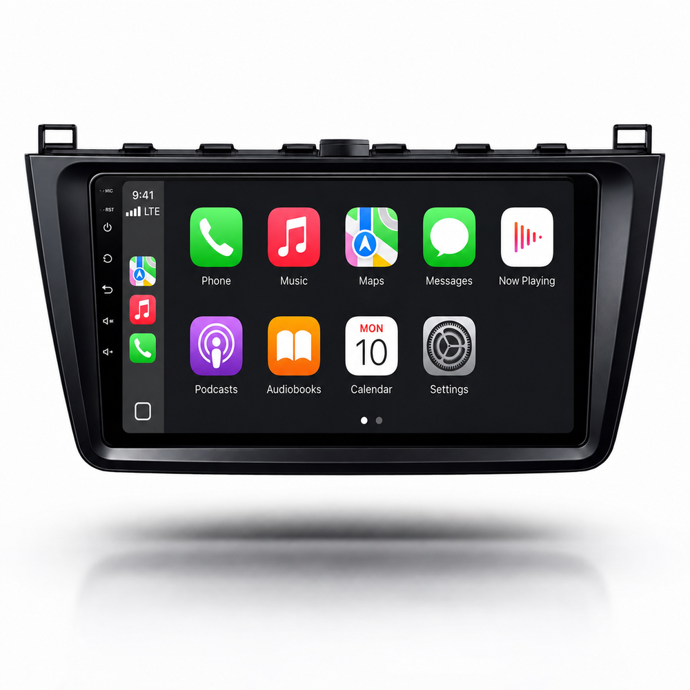 Mazda 6 2007–2012 Android 15 touchscreen car stereo with Wireless Apple CarPlay and Android Auto
