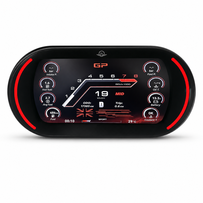 MINI F54 F55 F56 F57 and F60 2014–2023 digital dashboard display for NBT and NBT EVO systems
