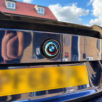 BMW F/G Series digital LCD rear badge fitted to a BMW