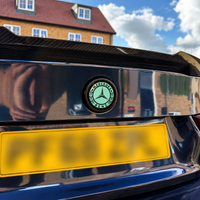 BMW F/G Series digital LCD rear badge fitted to a BMW