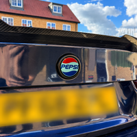 BMW F/G Series digital LCD rear badge fitted to a BMW