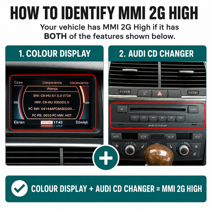 Audi Q7 4L Android Screen with CarPlay & Android Auto (2005–2015)