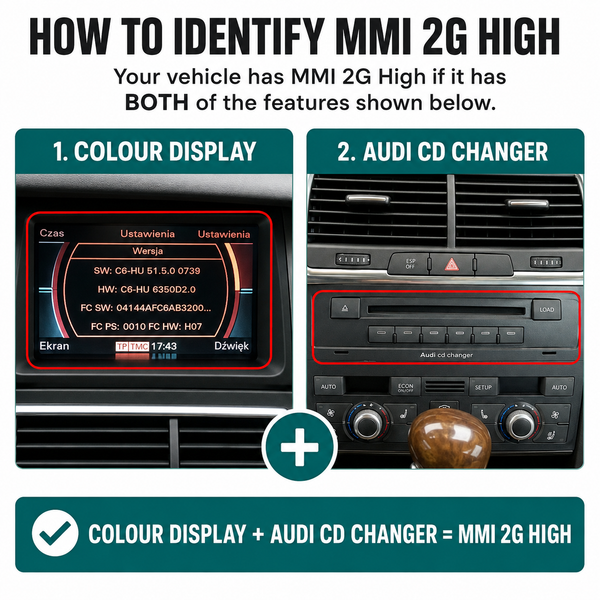 Audi Q7 4L 2005–2015 vehicle-specific Android screen with Wireless Apple CarPlay and Android Auto
