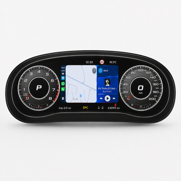 Audi A1 and S1 8X 2010–2018 Virtual Cockpit digital dash instrument cluster upgrade by DHStyling