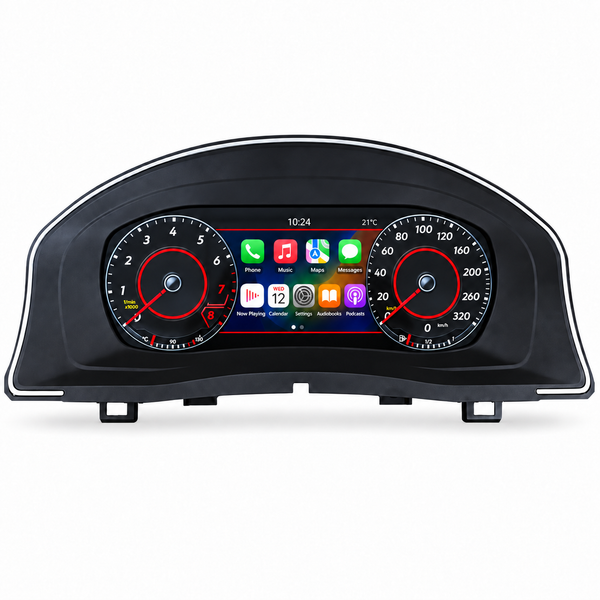 Volkswagen Golf MK5 2003–2008 Virtual Dashboard digital instrument cluster upgrade
