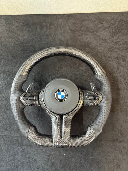 BMW F Series Carbon Fibre Steering Wheel