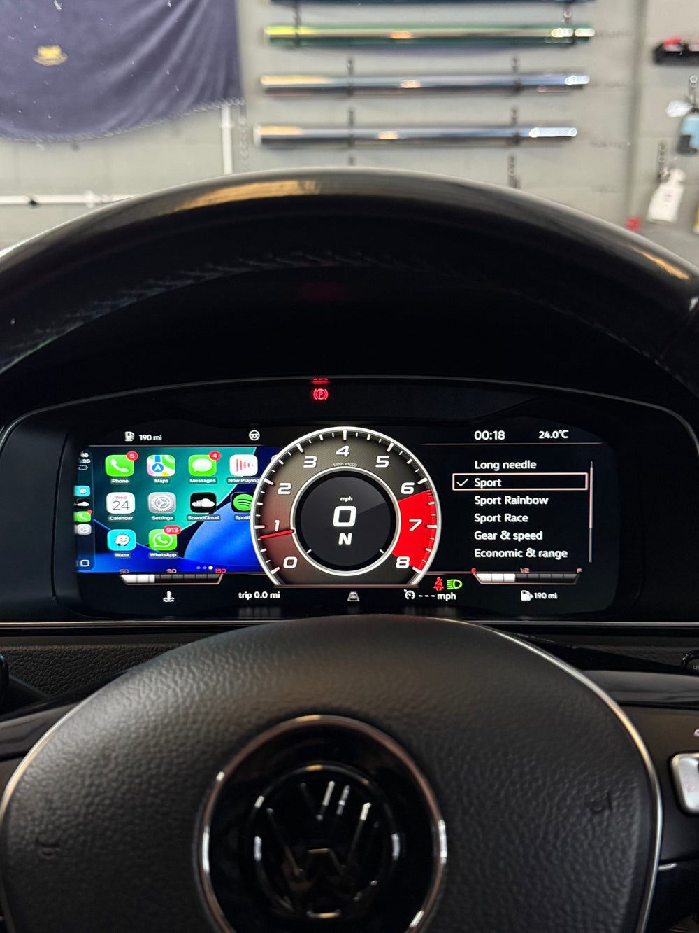 Volkswagen Polo MK5 6R Virtual Dashboard Digital Cluster (2009–2014)