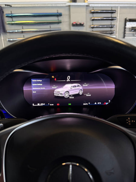 MERCEDES CLA VIRTUAL DASHBOARD 2016 - 2018