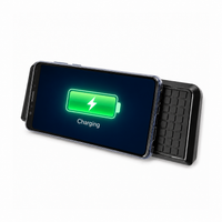DHStyling black wireless phone charging pad with plug-and-play wiring for BMW 3 and 4 Series F-Series models from 2016 onwards