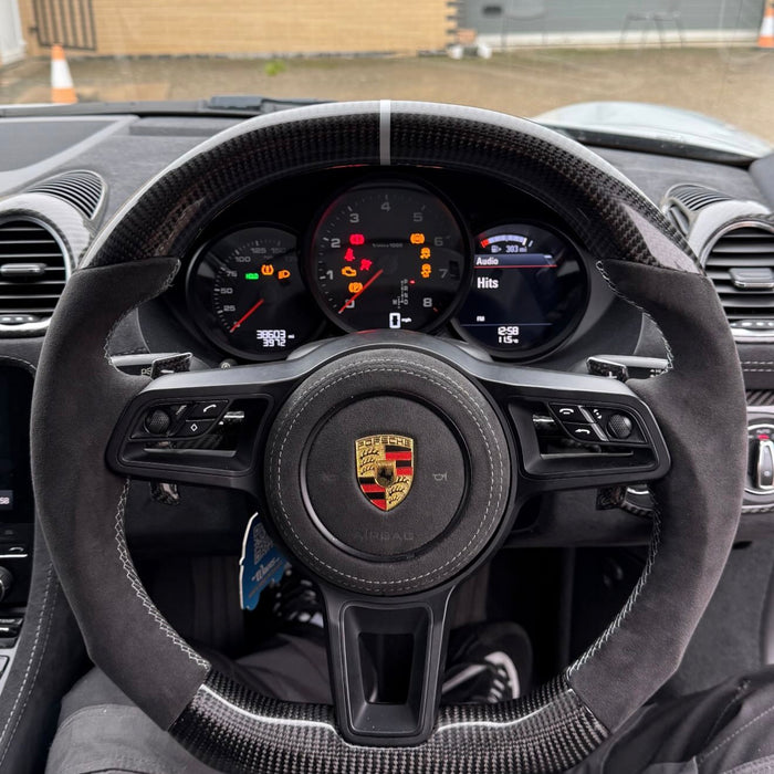 Porsche Carbon Fibre Steering Wheel