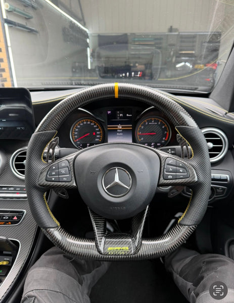 Mercedes Benz GLE Custom Carbon Fibre Steering Wheel 2015 - 2018