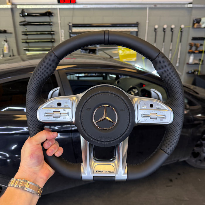 Mercedes Leather Facelift Steering Wheel