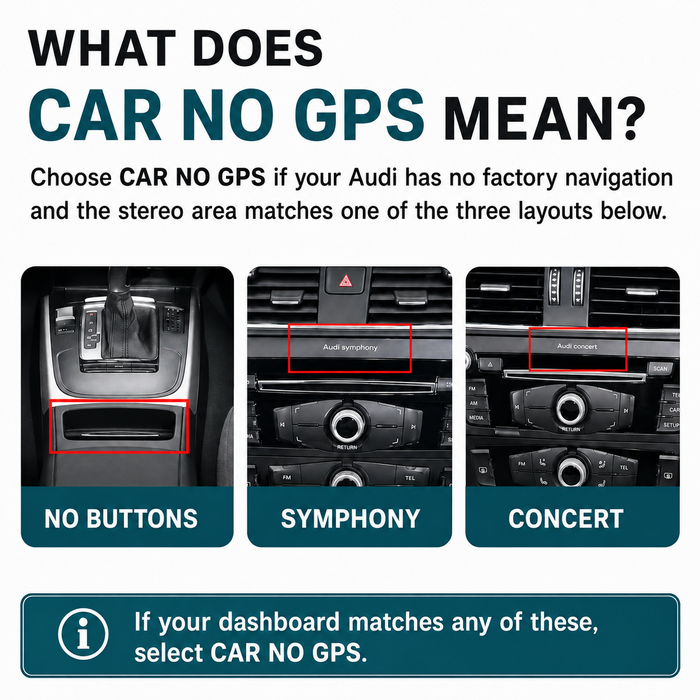 Audi A5 B8/B8.5 Android Screen with CarPlay & Android Auto (2007–2016)