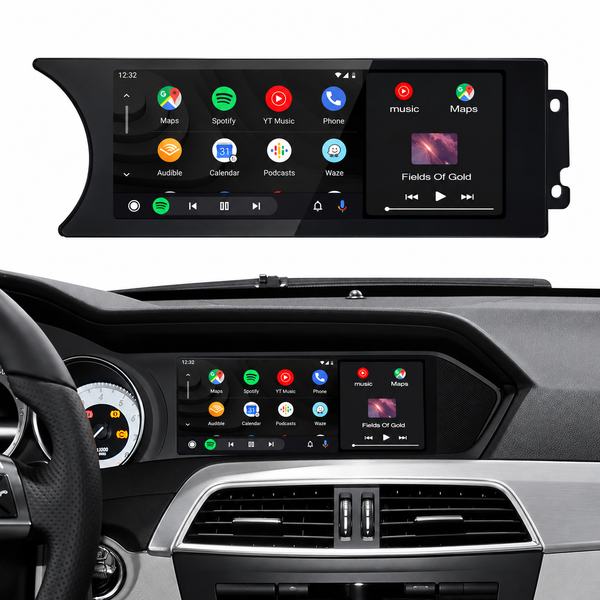 DHStyling 8.8-inch Android dashboard screen upgrade for Mercedes-Benz C-Class W204 2011–2012 with NTG4.5 infotainment