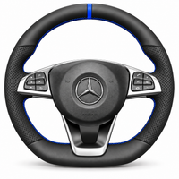 DHStyling stitch-on steering wheel cover for matching Mercedes C-Class, CLA, GLA 45 AMG, CLS, E-Class, GLC, GLE, S-Class, SLC and SL steering wheels within the listed 2015–2020 fitment years