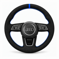 DHStyling made-to-order Audi stitch-on steering wheel cover for selected A3, A4, A5, S, RS, Q and SQ models within the listed 2015–2022 fitment years