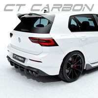 VW GOLF MK8 R 2020+ CARBON FIBRE DIFFUSER - CT DESIGN