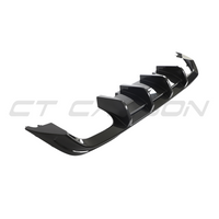 VW GOLF MK8 R 2020+ CARBON FIBRE DIFFUSER - CT DESIGN