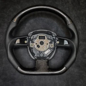 Audi A6 S6 Custom Carbon Fibre Flat Bottom Steering Wheel C6 2004-2008