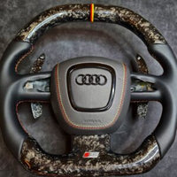 Audi A6 S6 Custom Carbon Fibre Flat Bottom Steering Wheel C6 2004-2008