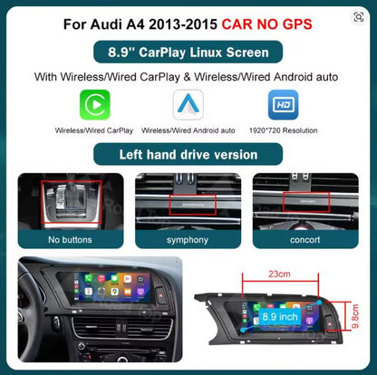 AUDI A4 2013-2015 CARPLAY SCREEN