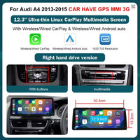 AUDI A4 CARPLAY SCREEN 2013 - 2015