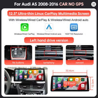 AUDI A5 CARPLAY SCREEN 2008 - 2016