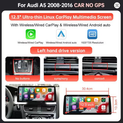AUDI A5 2008-2016 CARPLAY SCREEN