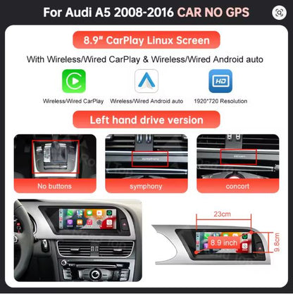 AUDI A5 2008-2016 CARPLAY SCREEN