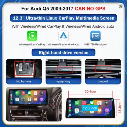 AUDI Q5 2009-2017 CARPLAY SCREEN